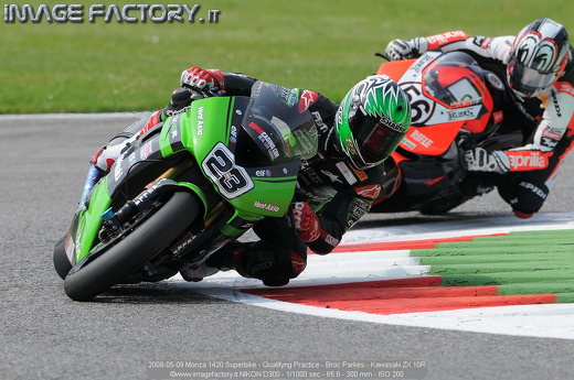 2009-05-09 Monza 1420 Superbike - Qualifyng Practice - Broc Parkes - Kawasaki ZX 10R
